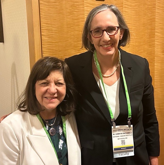 We were honored to have @NCIDirector Kim Rathmell address the @AACR Board of Directors during our meeting this afternoon at #AACR24. We look forward to her NCI Director's Address and Fireside Chat at 2:30 PM PT on Tuesday.