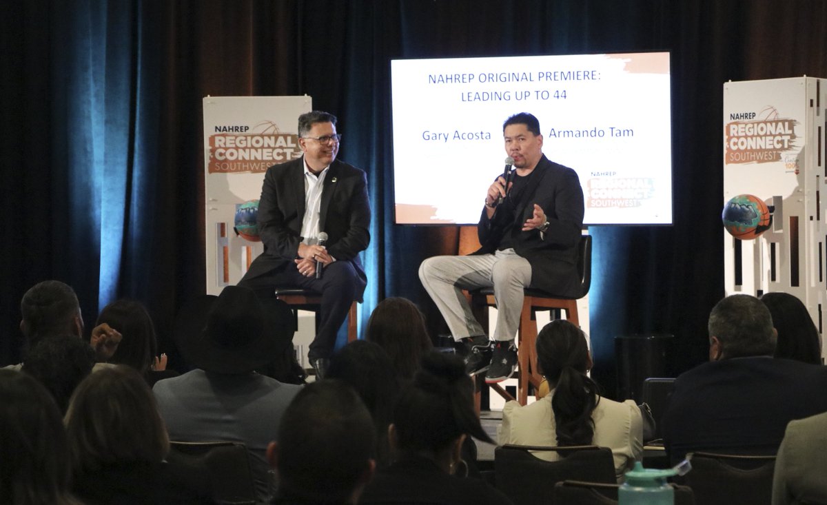 NAHREP’s SVP Digital Marketing and Network Management, @Titosmundo, and Co-Founder & CEO of NAHREP, @garynahrep discuss the captivating short film “Leading Up to 44” as it premieres at Regional Connect: Southwest!