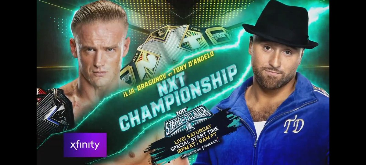#NXTTitle 
Ilja Dragunov vs Tony D'Angelo- Ilja Dragunov Retains #StandAndDeliver #WWENXT