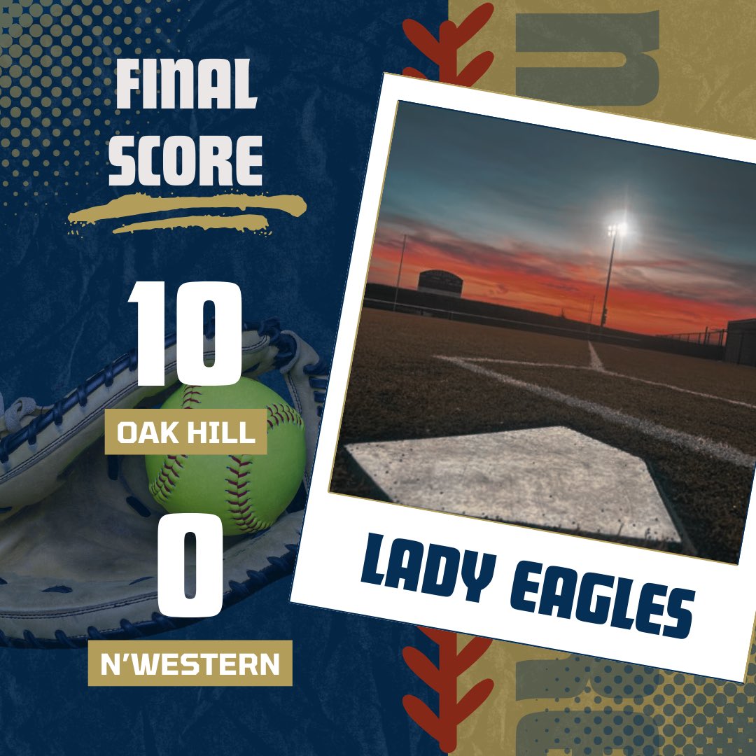 OakHillAthletic's tweet photo. Lady Eagles get the shutout at home opener! #StayGolden #WingsUp https://t.co/6cWBvX6suN