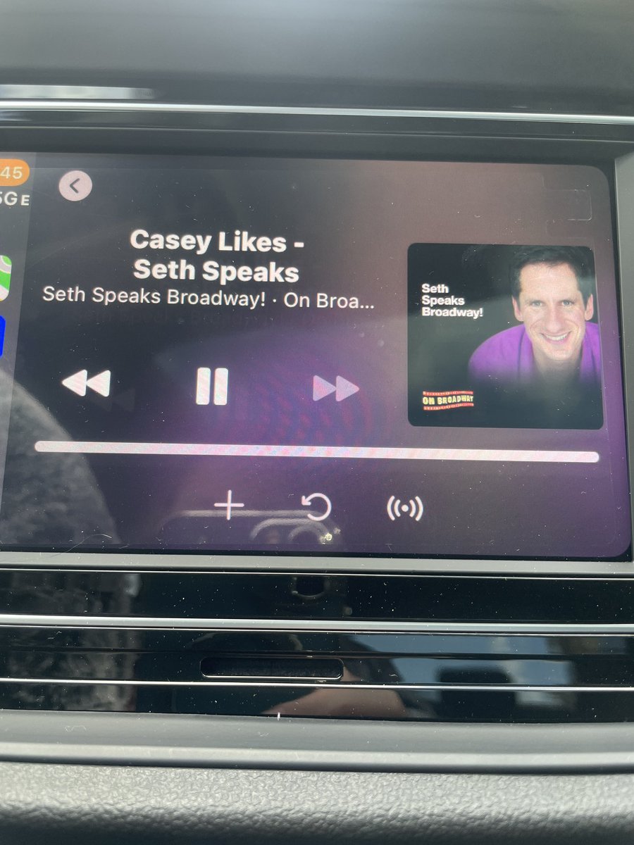 BethAnneSings's tweet photo. What a nice surprise on the way home! Our homeboy @justcaseylikes on @SethRudetsky https://t.co/5wt9gsLufS