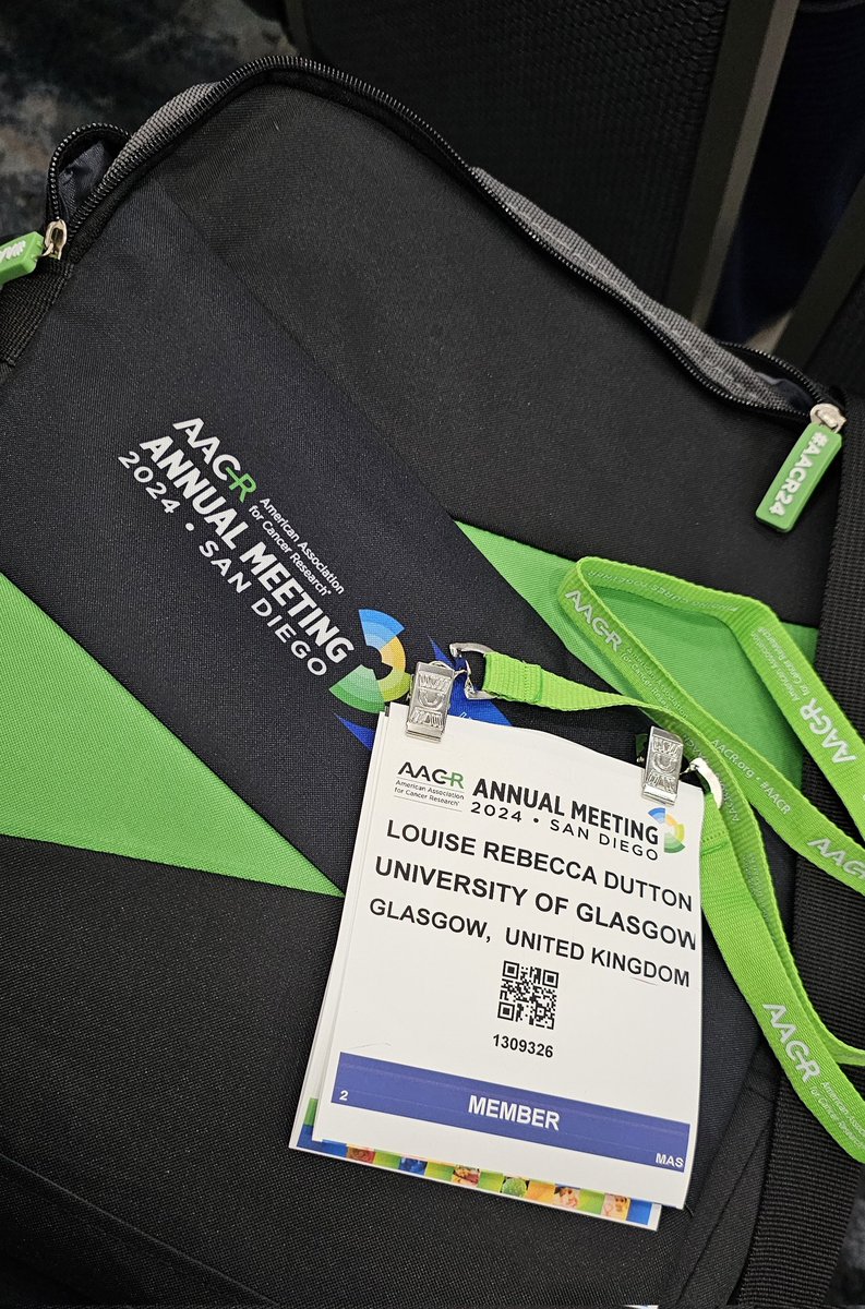 My first large research conference! Very excited and very grateful to be here, and looking forward to all the amazing talks going on!! (As well as presenting my work on Sunday, poster #690 !)
#AACR24 #CancerResearch