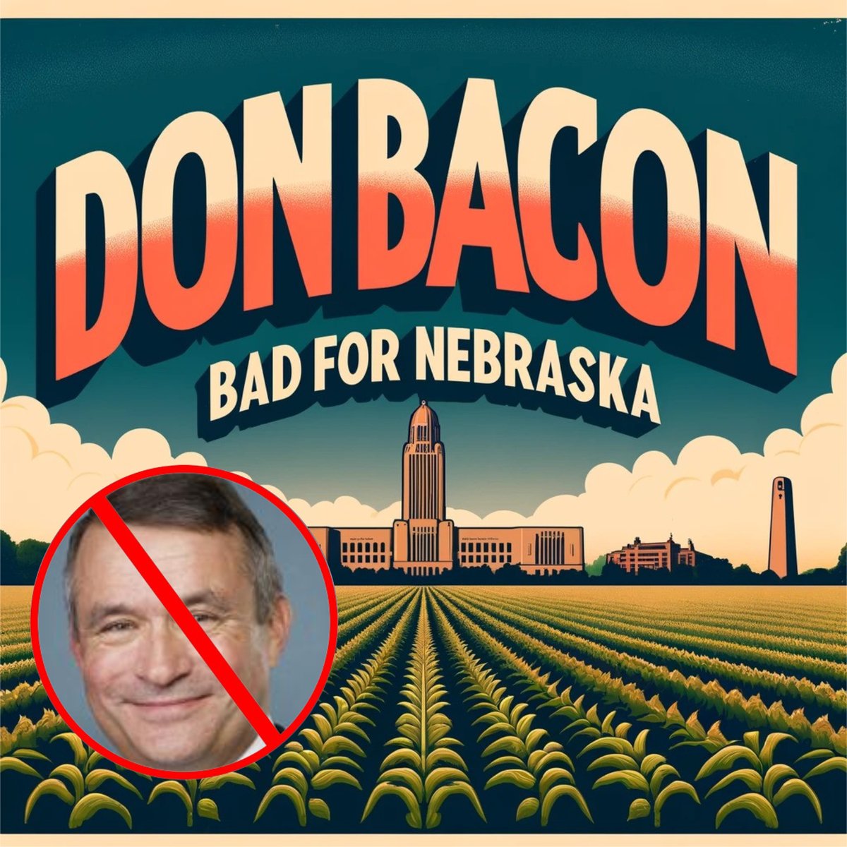 Raise your hand if you think RINO @RepDonBacon -  who says American J6 political prisoners are Domestic terrorists - is Bad for Nebraska and is basically the male version of Liz Cheney? 🙋‍♂️