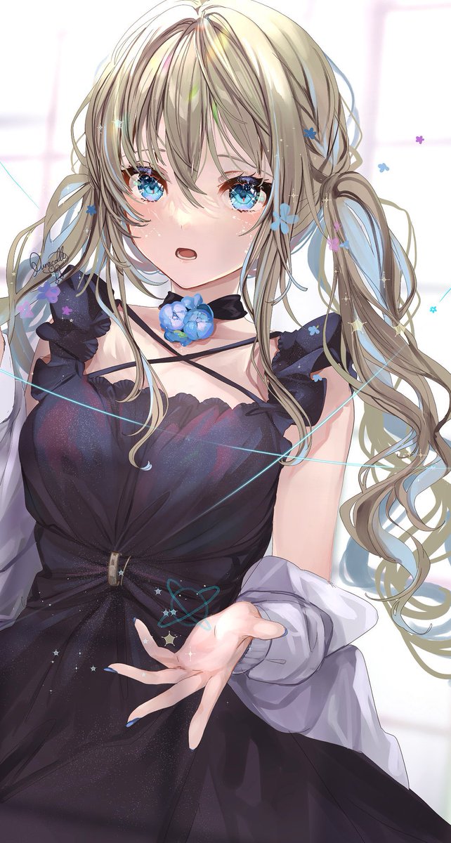 絵画　イラスト　女性 藤ちょこ-fuzichoco- | 画集 #祝彩巡礼 描き下ろしイラストの一部です