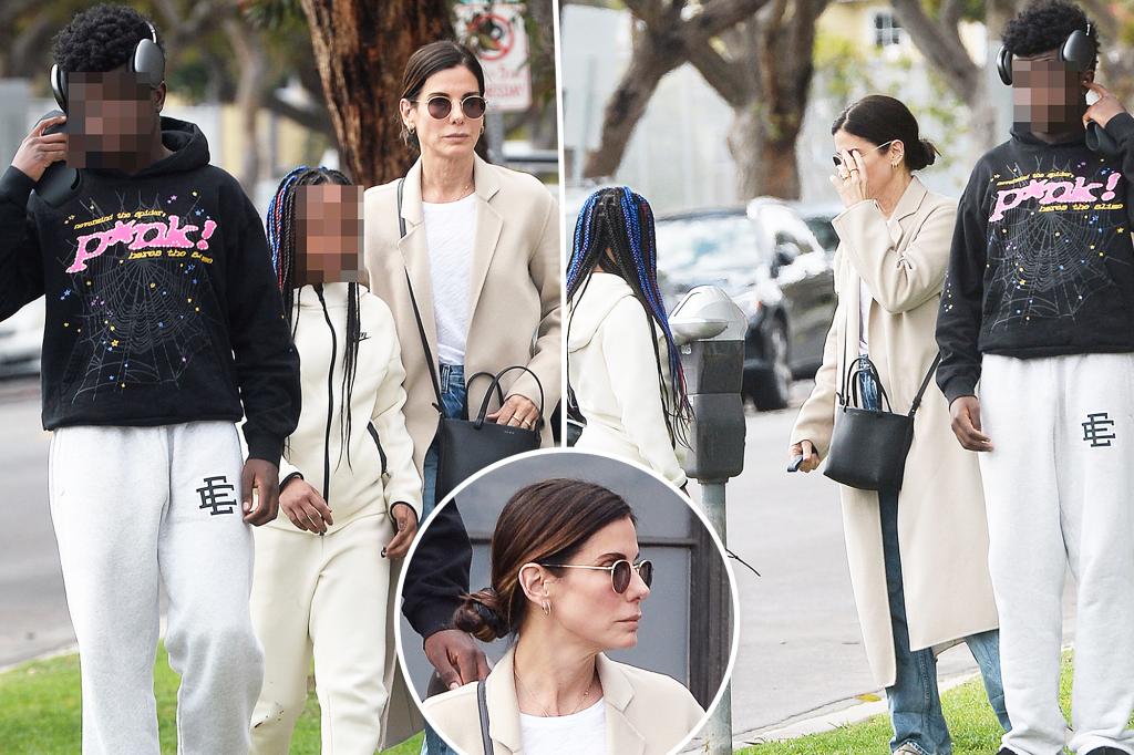 Sandra Bullock goes on rare outing with children Louis and Laila https://t.co/dCPgJcrlK4