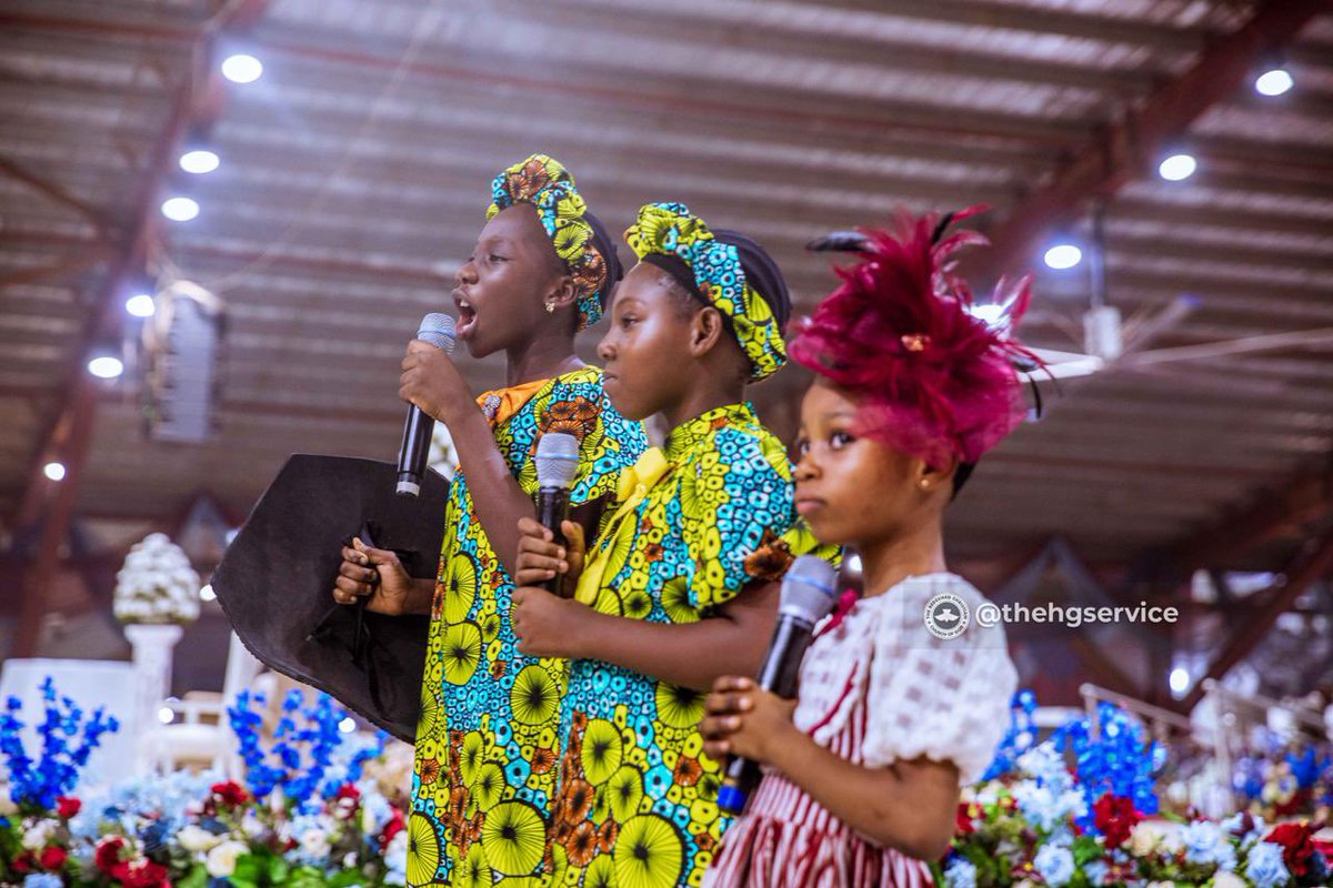 Teens and Children ministration at the April 2024 Holy Ghost Service. 

#ShieldedByFire #DTCE