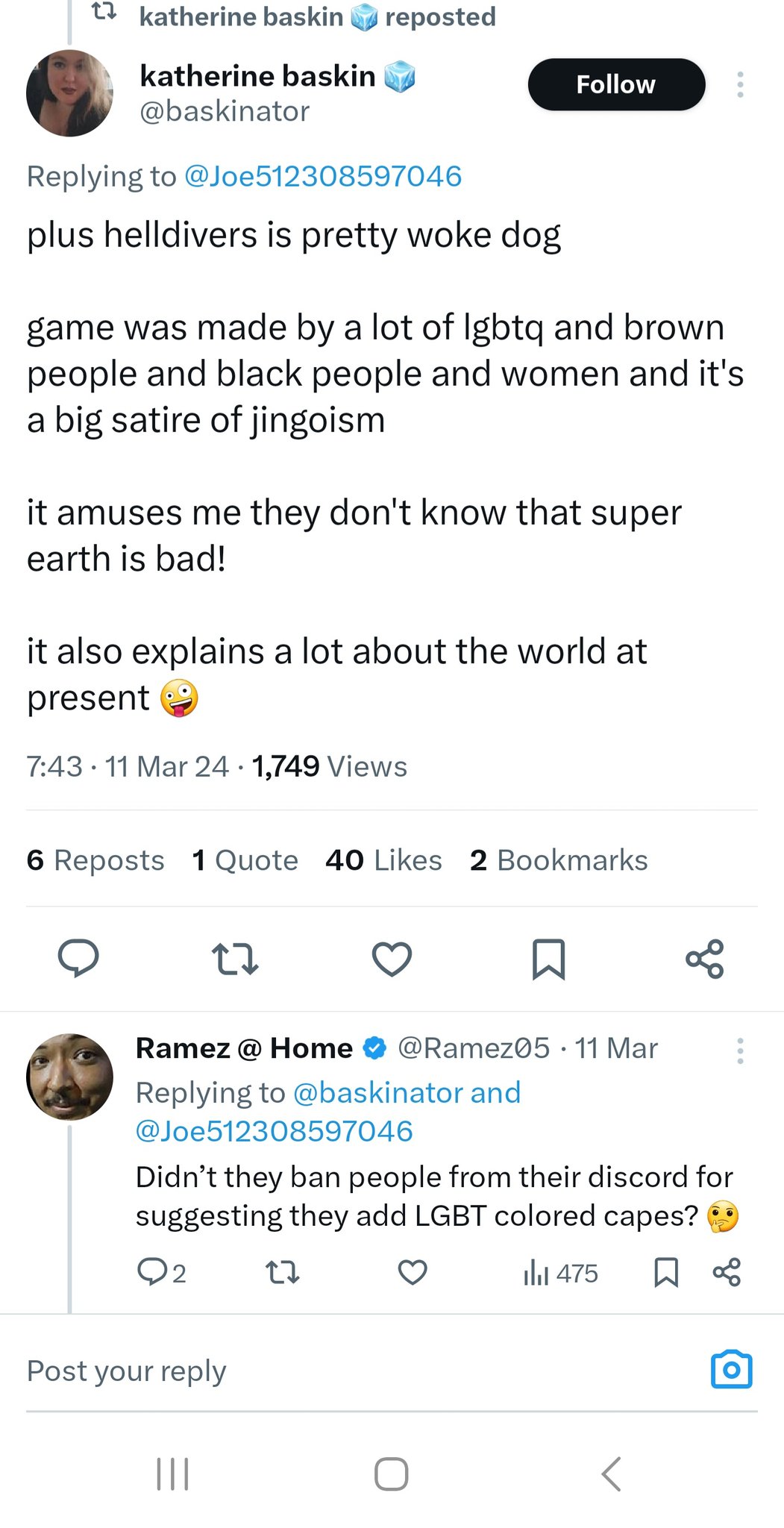 Grummz on X: “Were we mislead? @helldivers2 was lauded for their