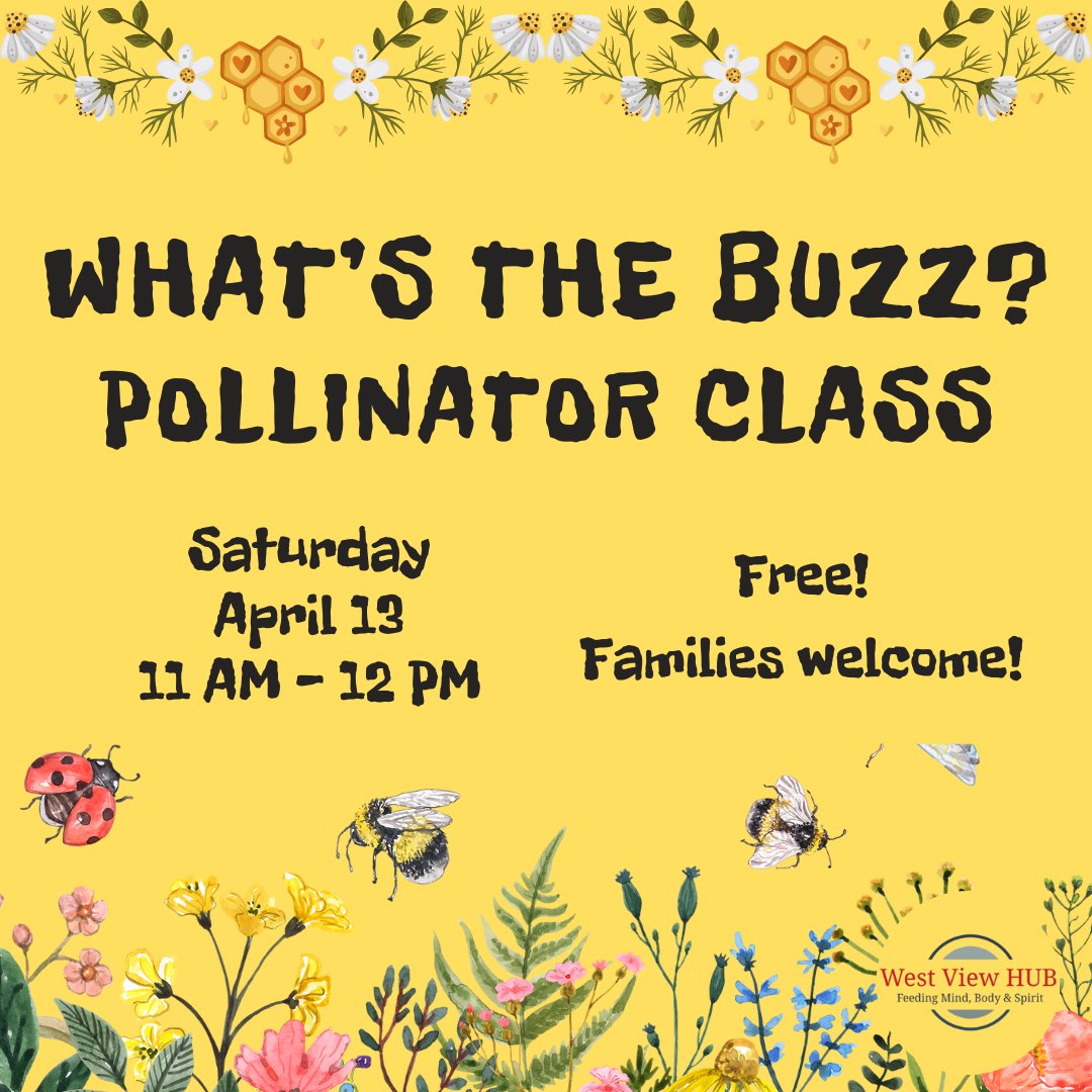 Thinking Spring? Learn about honeybees and the plants that you can grow to help them and other #pollinators in your community! Free! All are welcome. Register here: forms.gle/YG2BH8KPouiUoH…