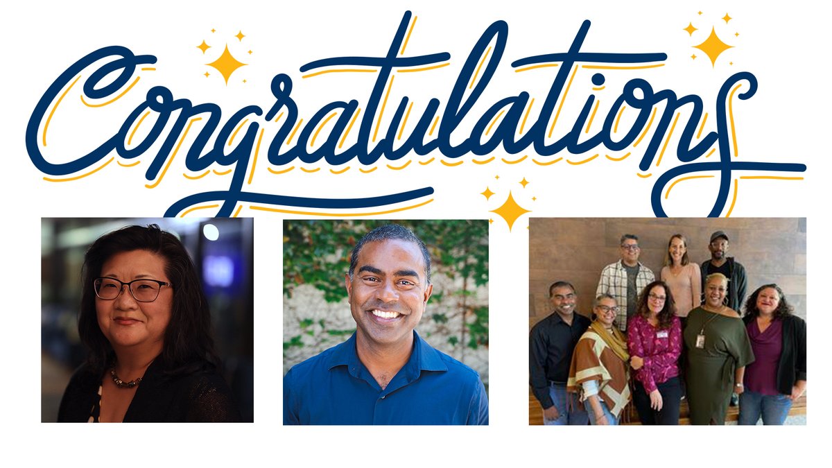 Congratulations! @UCBerkeley Chancellor's Award for Advancing Institutional Excellence and Equity for Asst Dean for Leadership Development Programs @RebeccaCheung5 and Prof @ThomasMPhilip + teacher ed program tinyurl.com/33h27a7f