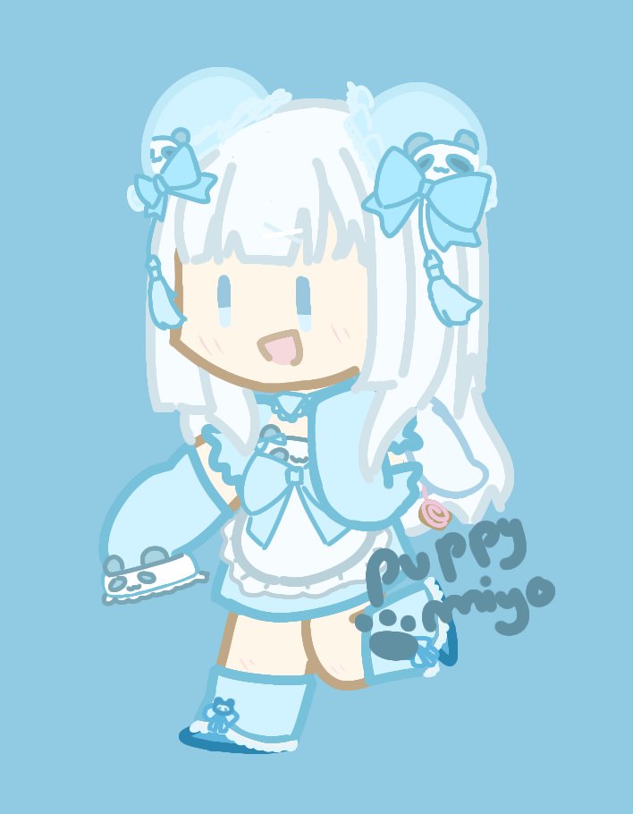 choccapinku's tweet photo. #NuwArt !! very oretty character to draw, the cinnamonroll matches very well hehe! https://t.co/1vuuZzFXDx