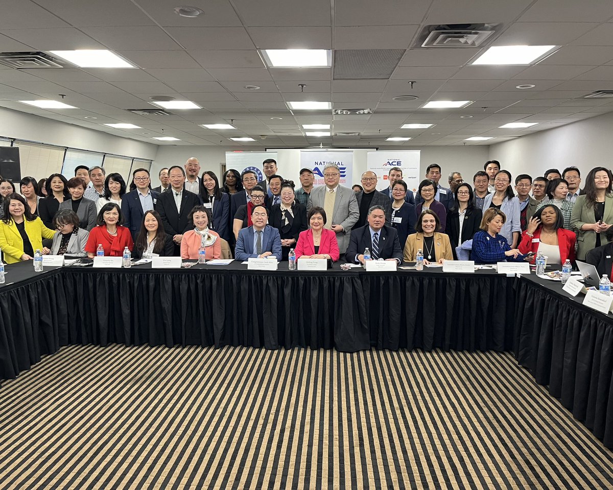 Great to join @NationalACE’s roundtable with local leaders focused on uplifting our AAPI entrepreneurs and business community. From accessing grants to capital, Congressman Kim focuses on looking out for their unique needs and the long-term success of minority-owned businesses.