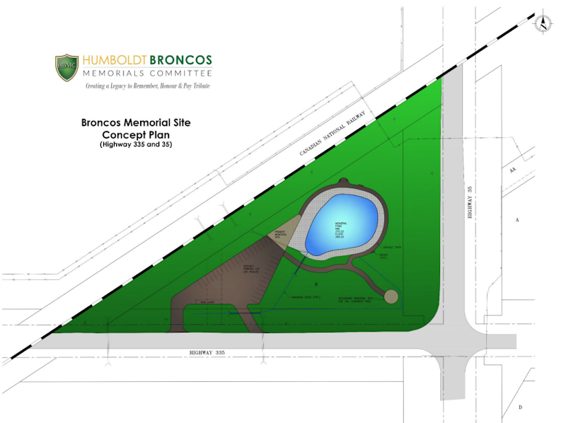 theSJHL's tweet photo. "The Humboldt Broncos Memorials Committee has released a draft concept plan for a permanent memorial at the site of the 2017-18 Humboldt Broncos tragedy."

Full details, taken from a piece by Maury Wrubelski of https://t.co/PglSbMY73l, here - https://t.co/kW6l53rwRd https://t.co/sVGmarRUuU