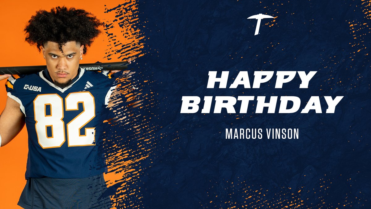 Happy birthday to tight end, Marcus Vinson‼️⛏️ #WinTheWest | #PicksUp @MarcusVinson_