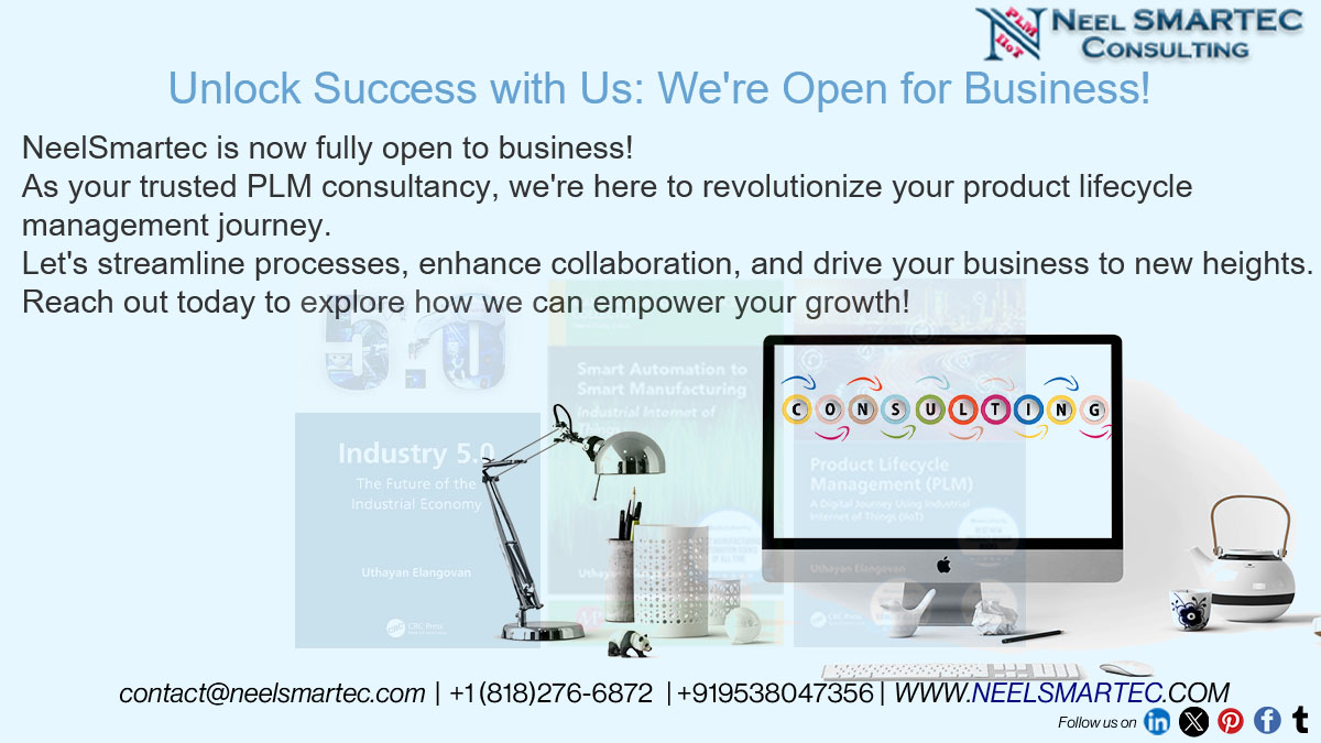 Unlock innovation with @NeelSmartec's #PLM Consultancy! From #OpenBOM for #SMEs to #Windchill for Discrete #Manufacturers, we've got the solutions to drive your #business forward. Let's collaborate and drive #success together! #ROI #ROV
neelsmartec.com/services