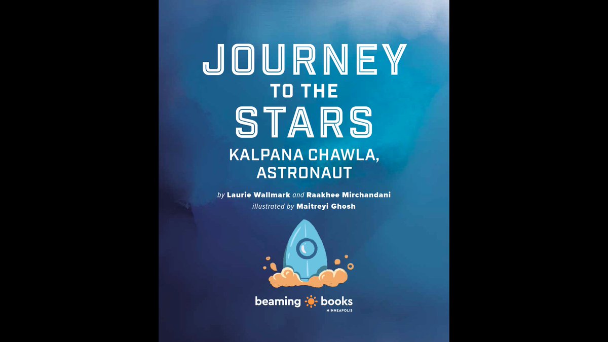 I enjoyed this wonderful picture book biography about the first South Asian American woman in space. Kalpana Chawla's journey of becoming an aeronautical engineer, pilot, astronaut, and spending more than 30 days in two space shuttle missions is told and illustrated beautifully.