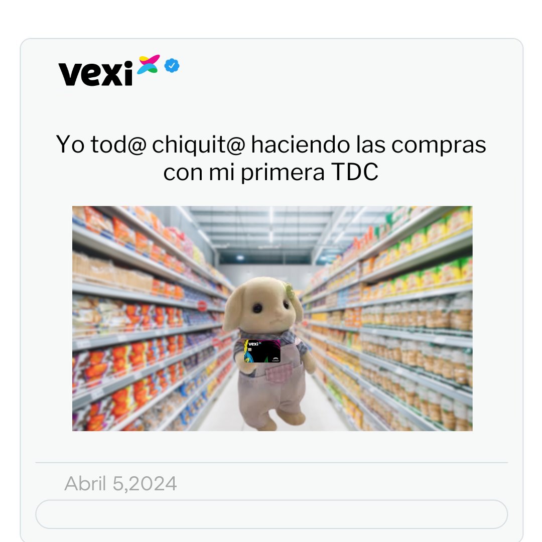 Solicita tu primera Tarjeta de Crédito e ingresa al mundo de las finanzas. 🤙🏽✨

Da clic aquí para obtener tu Tarjeta Vexi: bit.ly/3tcTcH8 ✅

#Vexi #TarjetaDeCredito