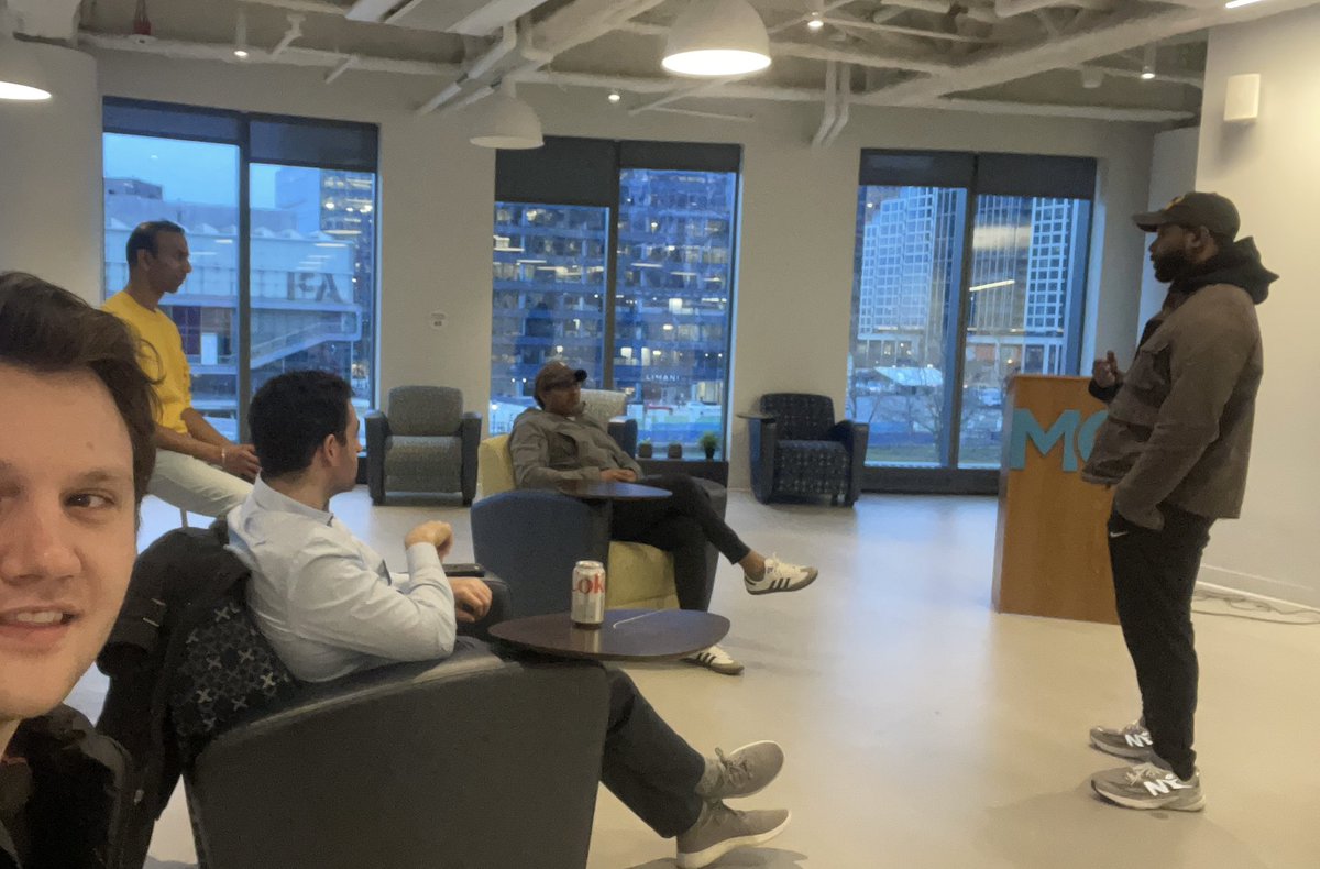 BigBostonGuy's tweet photo. Founders Fridays Boston w @usenomad_ai @AshwinLoka1 @renavestapp 

@twistartups @Jason @getriver_io @raechellambert https://t.co/tCiaUtKUfK