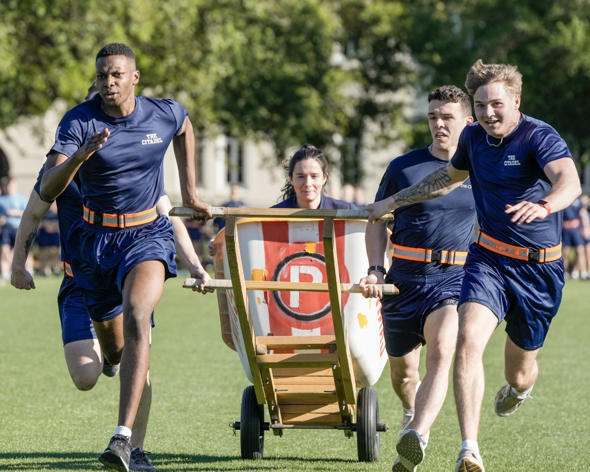 Congratulations to Hotel Company for winning the Octathlon and earning an overnight. They won the most points after eight rounds of competition including chariot races, tug of war and more!