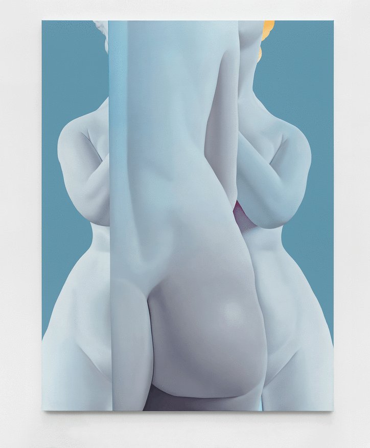 The untouchable bodies of artist Vivian Greven: Melding classical motifs with contemporary digital aesthetics, the painter captures our eternal longing for intimacy. Read here: bit.ly/43LsvH4