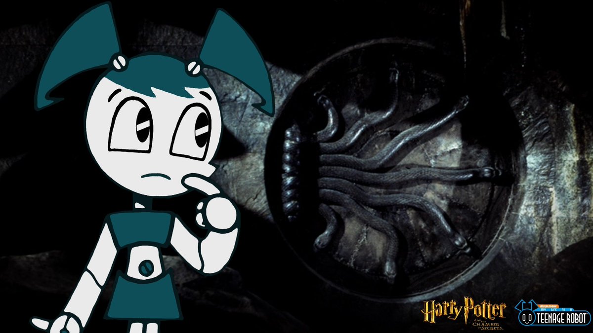 Seems like Ms. Jenny is about to enter the Chamber of Secrets.

#BringBackMLaaTR #MyLifeAsATeenageRobot #HarryPotter #ChamberOfSecrets