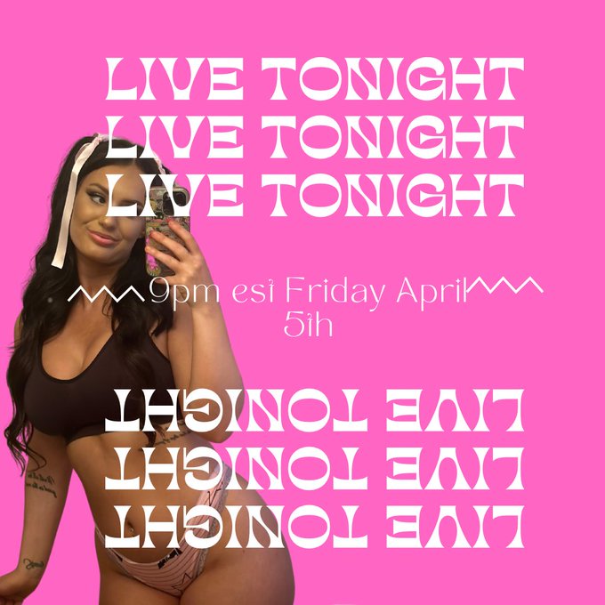 Going live at 9pm est !!! See ya there ;) https://t.co/9NBTG81RDR