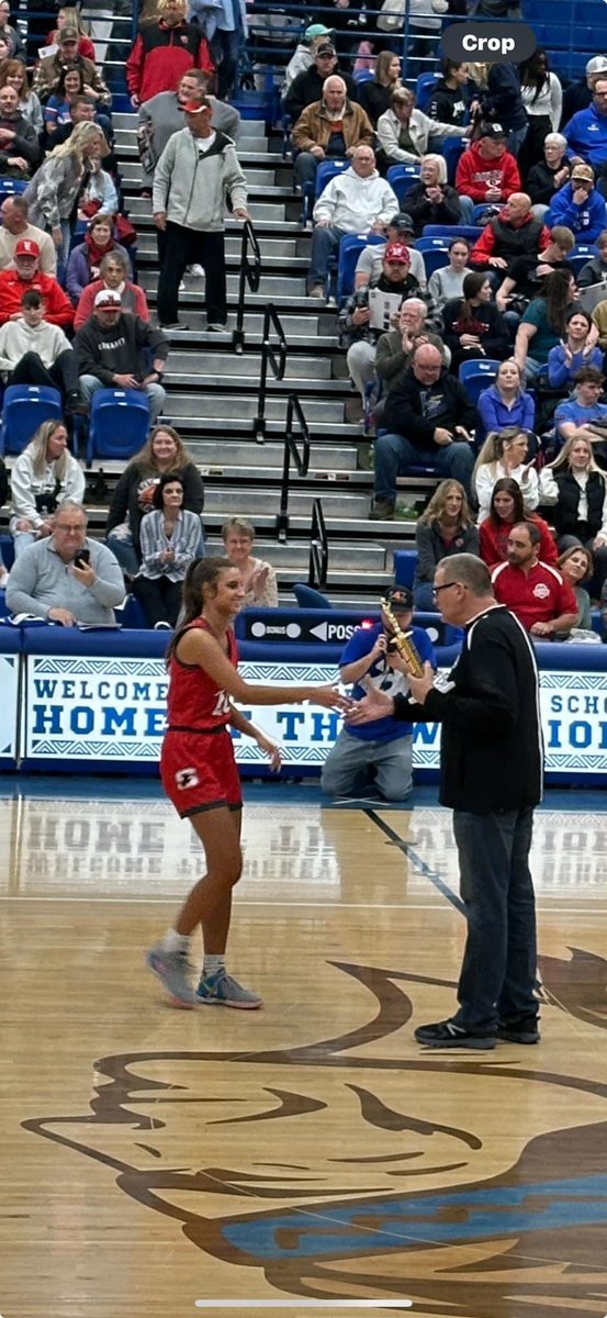 Nora was MVP of the District 12 game!!! Congrats!!!