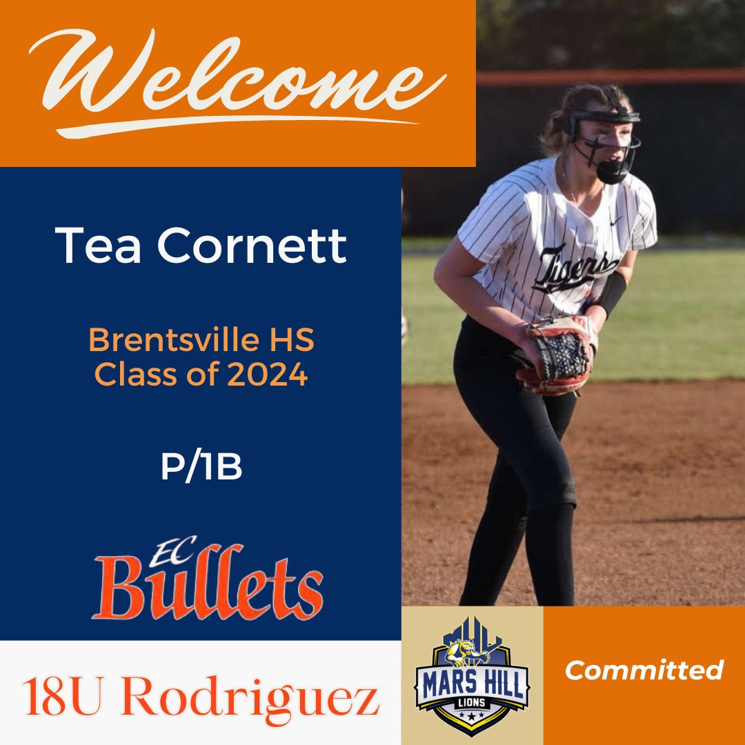 We’re excited to announce another addition to our summer roster. Welcome to the team, Tea! #softball #fastpitch #pitcher @EastCobbBullets @ECBullets18uVA @SBRRetweets @ExtraInningSB @SoftballDown @CoastRecruits @IHartFastpitch @MHU_Softball