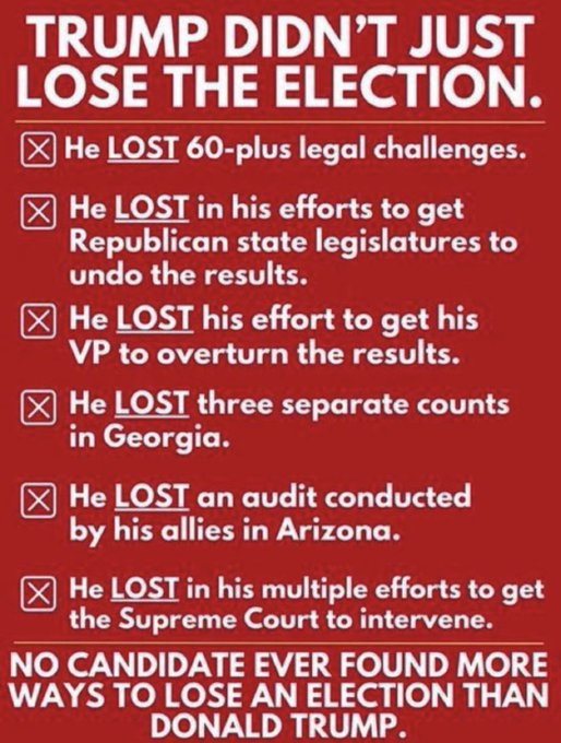 TheGr8Illusion's tweet photo. @JoeBiden Please Vote Blue &amp; for all Democrats &amp; for Joe Biden!!!
Donald tRump is a convicted sexual abuser, liar, &amp; financial fraudster who has almost 100 criminal charges pending &amp; will be in prison soon.
The evil Republican politicians are complicit in these crimes.
GO RESISTERS!!! https://t.co/Fb3xhMzemY