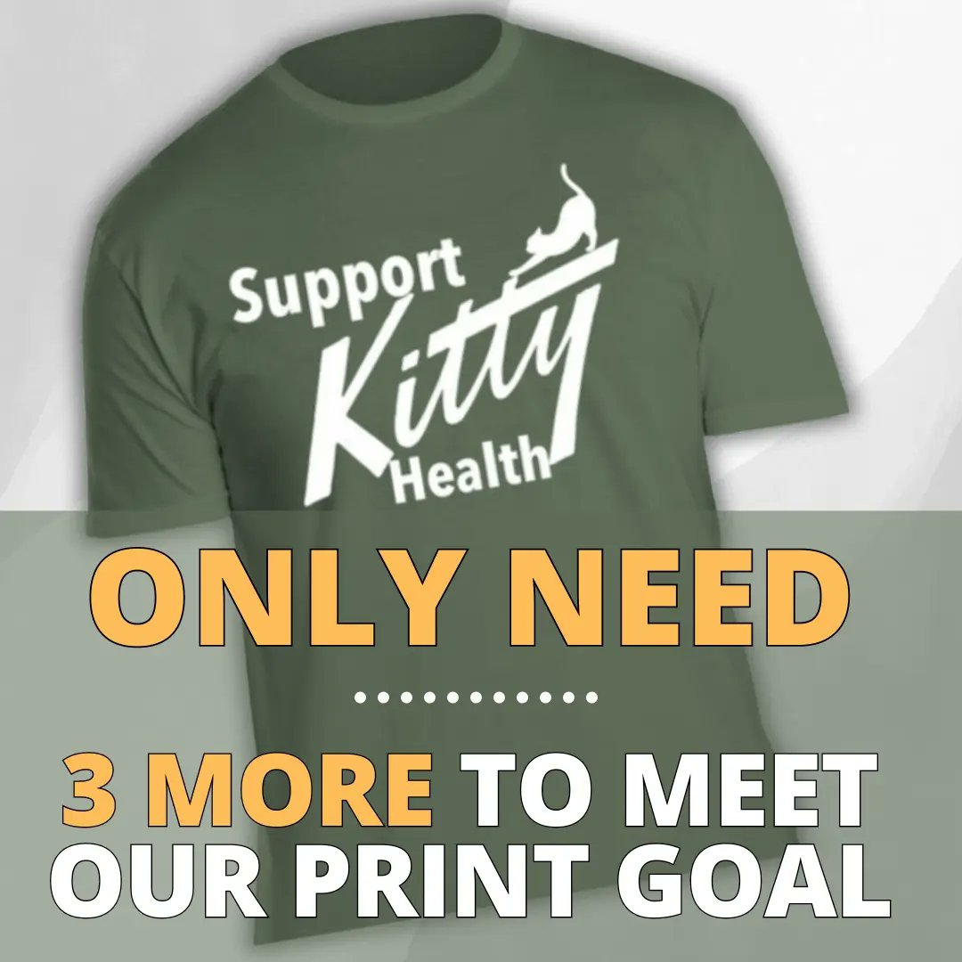 tabbycatcoffeec's tweet photo. 🎉 We only need 3 more tee shirt purrrchases to meet our minimum print goal for our @everycathealth special fundraiser! 

📢 For our @Morris_Animal campaign, we need a minimum of 8 orders to meet our minimum print goal. 

😻 Spread the word to all the cat loving ppl you know! https://t.co/2dfCAgUQFq