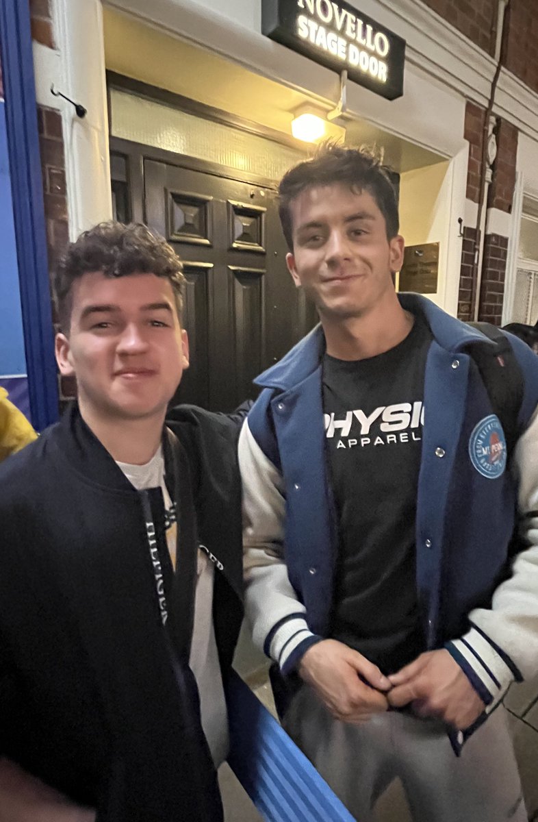 jgoodwin237's tweet photo. Mamma Mia! What a fabulous show and cast. Charlie was lucky enough to meet @TobiasTurley at Stage door who won the role to play Sky in “ITV’s Mamma Mia! I Have A Dream” competition and who we’d seen two years ago in Heathers! …. Thank you for the music ! 🎶❤️ https://t.co/saGuybKeOc