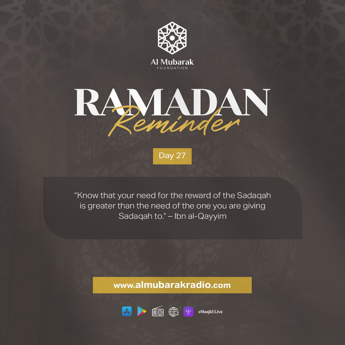 Day 27

<a href="/MrAlMubarak/">Al Mubarak Foundation</a>