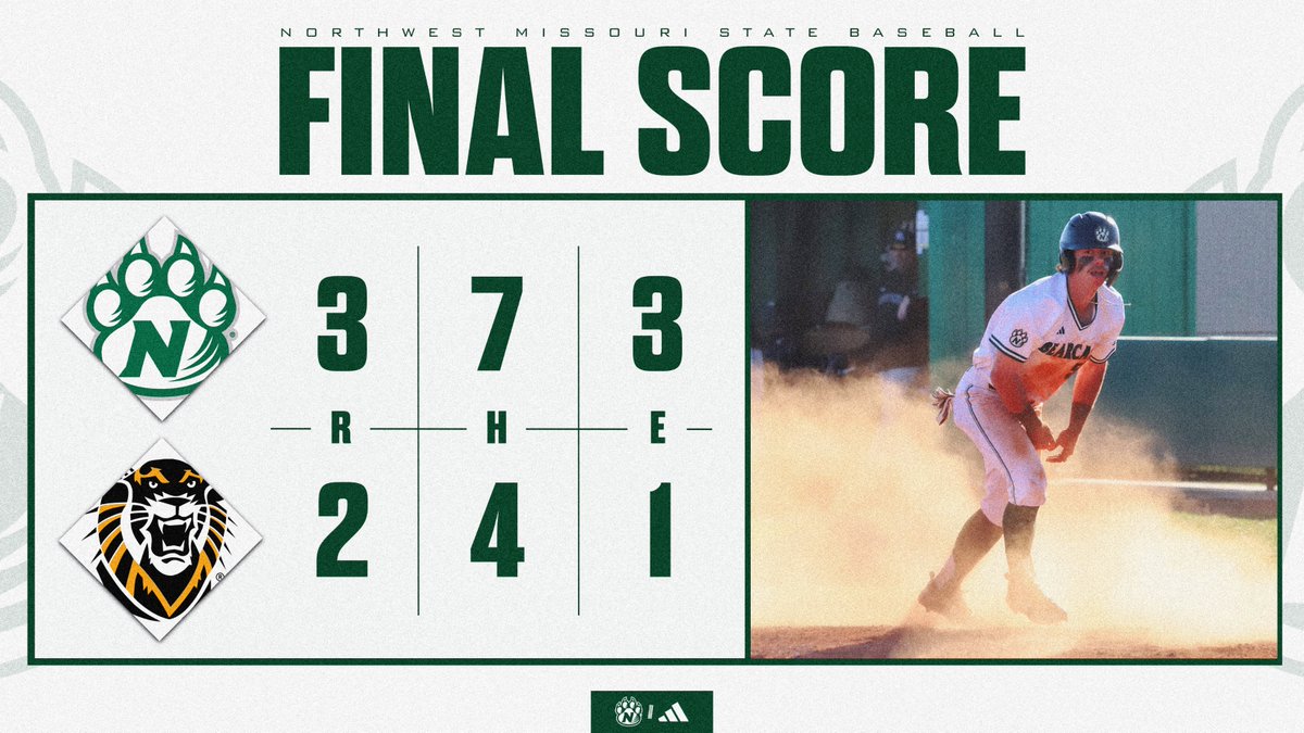 'CATS TAKE GAME ☝️

Selock's two-run 💣 in the ninth gave the 'Cats a 3-2 victory over Fort Hays State‼️

#OABAAB