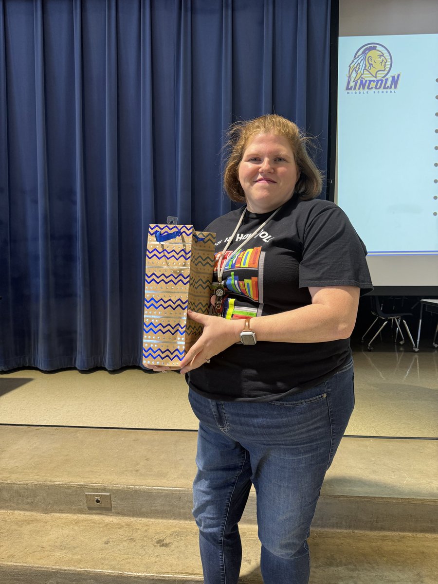 This week we honored our librarian, Mrs. Chambliss. She not only keeps our books organized but also teaches classes, trains librarian aides, and encourages students to expand their knowledge and passions.