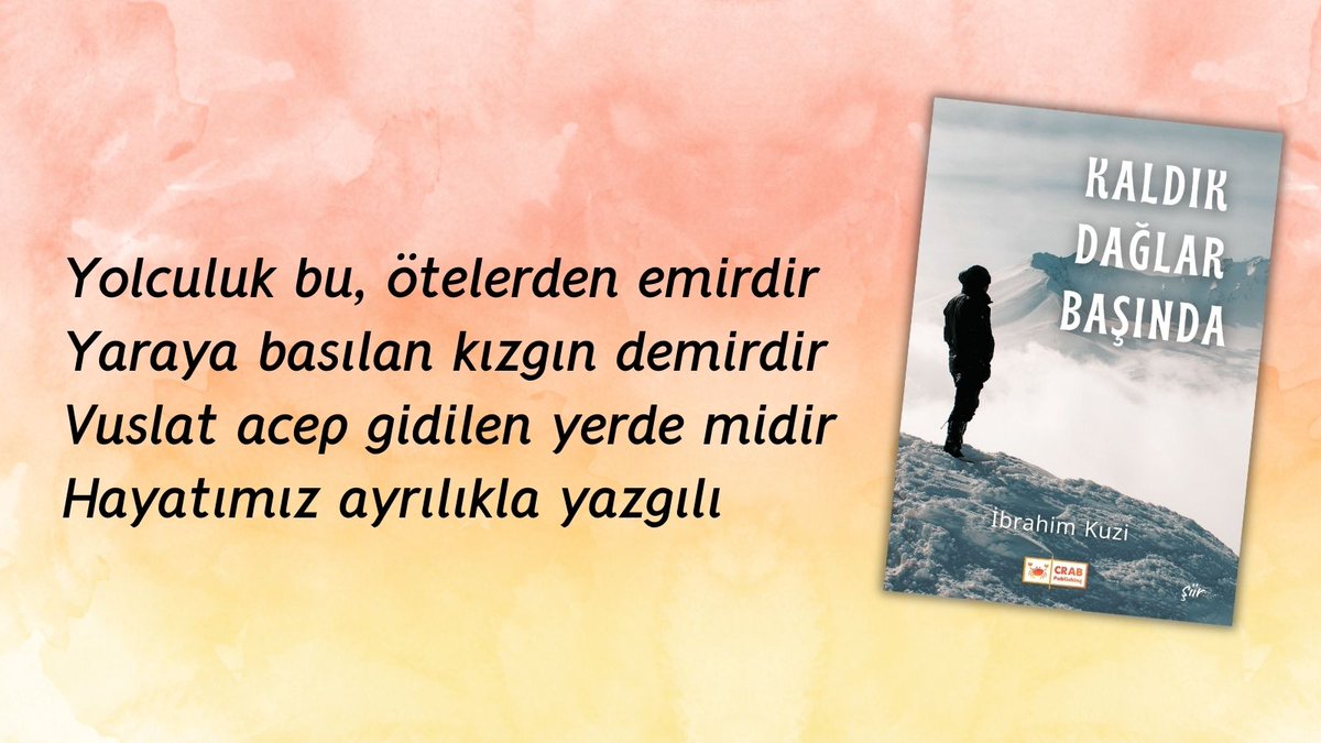 KALDIK DAĞLAR BAŞINDA
İbrahim Kuzi

Satın almak için...
e-book(Smashwords)➡️smashwords.com/books/view/154…
PDF(Google Play)➡️play.google.com/store/books/de…

İyi okumalar...