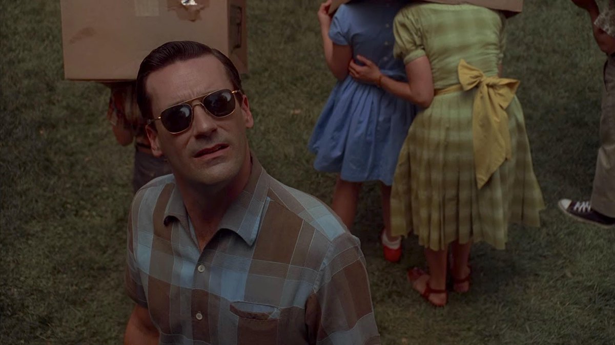 Only mad men stare directly at the sun during a #solareclipse. Stream #MadMen on @amcplus through TiVo.