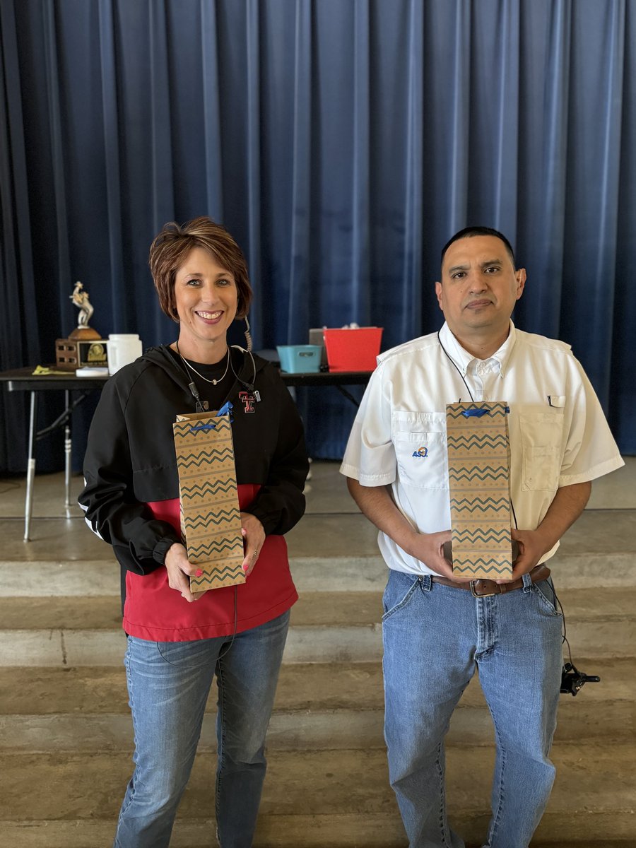 During Assistant Principal Appreciation Week, we honored Mrs. Elkins and Mr. Jimenez. They support our teachers. Also, they advise and encourage students overcome and achieve personal and academic growth.