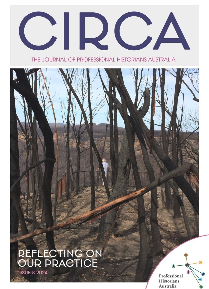 The new issue of Circa: The Journal of Professional Historians is out now: with contributions from PHA NSW and ACT members, Lisa Murray, Roland Leikauf, @Alison_Wish and Patricia Curthoys, Christine de Matos, and Francesca Beddie. historians.org.au/circa-new-issue