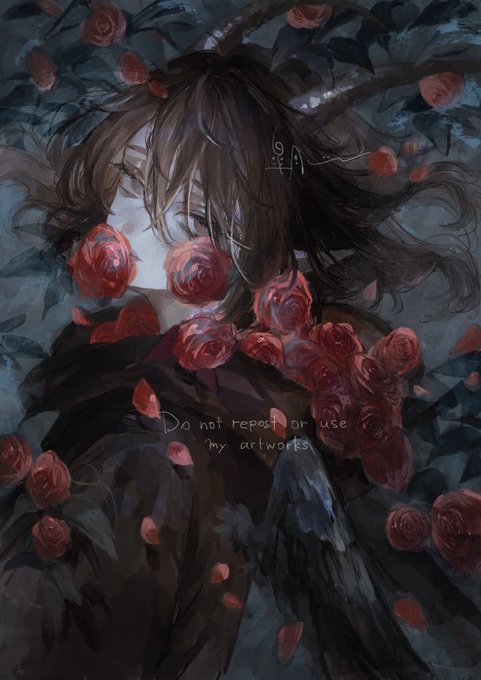「黒髪 红玫瑰」のTwitter画像/イラスト(新着)｜2ページ目
