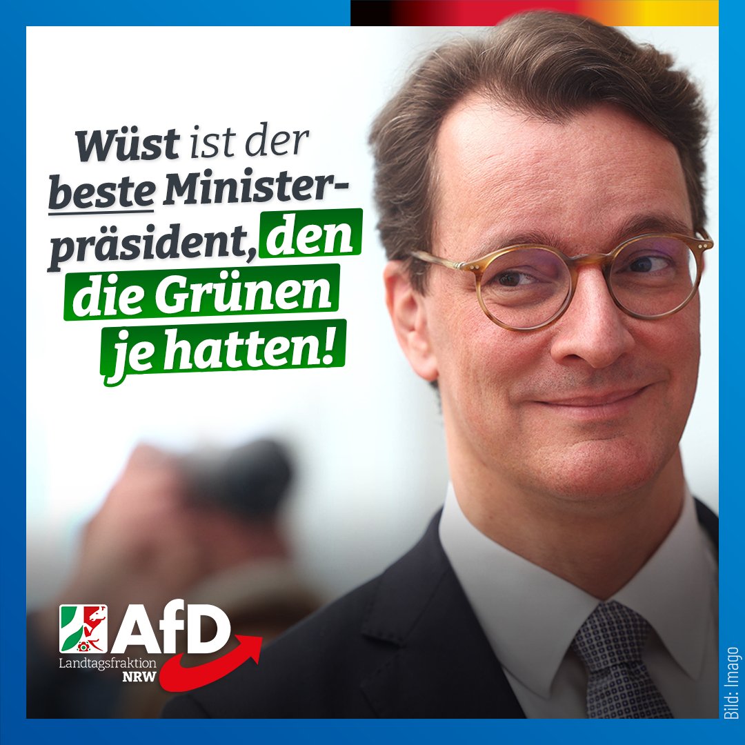 Und Sie dachten, Angela Merkel sei grün? @HendrikWuest #AfD #ltNRW #Transformation #Zuwanderung #Energiewende #Deindustrialisierung