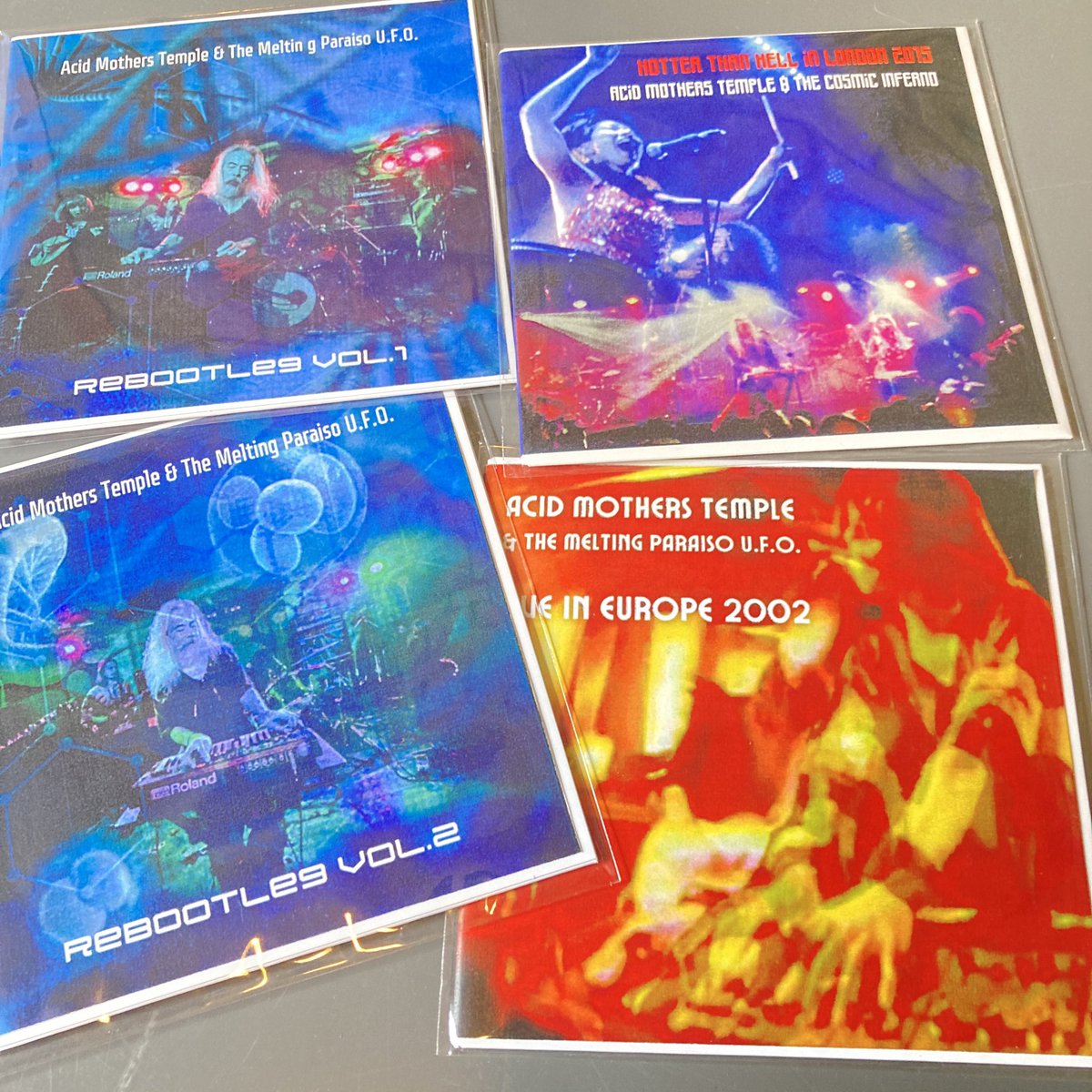 We've reissued 4 albums on D.I.Y. CDR. only limited 30 copies, available 25 copies on Bandcamp.