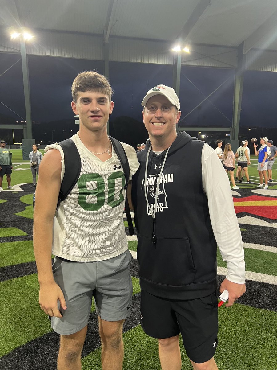 After a great conversation with <a href="/QB_CoachColeman/">Nick Coleman</a> blessed to receive an offer from <a href="/UAB_FB/">UAB Football</a> <a href="/DilfersDimes/">Trent Dilfer</a> <a href="/Alex_Mortensen_/">Alex Mortensen</a> <a href="/LukeGodsey11/">Luke Godsey</a>  <a href="/UABRecruiting/">UAB FB Recruiting</a>  <a href="/NatlPlaymkrsAca/">NatlPlaymkersAcademy</a> <a href="/CoachChadWalker/">Chad Walker</a> <a href="/qbcoachrr17/">Ramon Robinson (RR Elite QB Academy)</a> <a href="/QBHitList/">QBHitList.com</a> <a href="/RivalsFriedman/">Adam Friedman</a> <a href="/adamgorney/">Adam Gorney</a> <a href="/BrianDohn247/">BrianDohn247</a> <a href="/MohrRecruiting/">Brian Mohr</a> <a href="/AnnaH247/">Anna Adams</a>