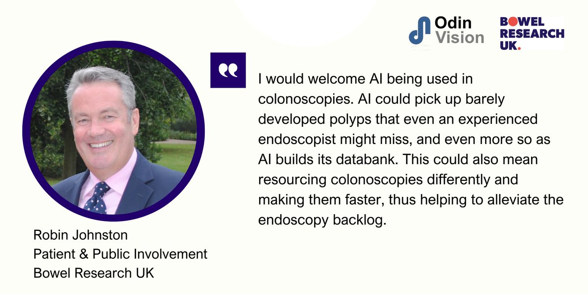 This #BowelCancerAwarenessMonth, we would like to shed light on the transformative power of #ai in #colonoscopies. Robin Johnston shares his positive outlook, a dedicated participant in our Patient & Public Involvement sessions with @BowelResearch UK. #EarlyDetectionSavesLives