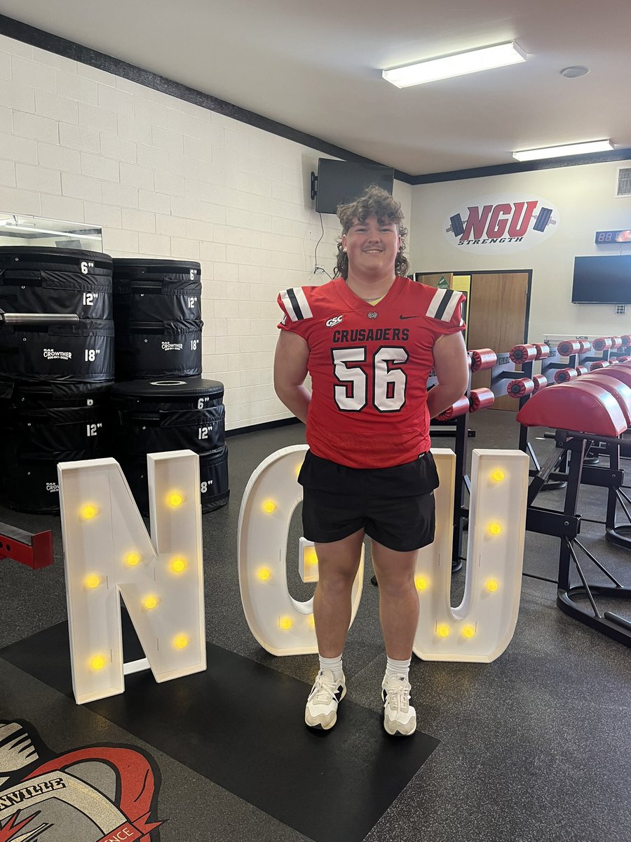 Had a great day @NGUFootball1 and thanks for the invite from @coachjack_w ‼️ Really enjoyed meeting everyone and seeing y’all in action‼️