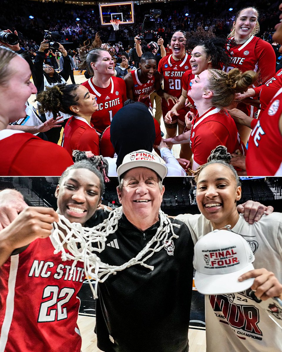 From being unranked in the AP preseason poll to its first Final Four appearance since 1998. What a season for the Wolfpack 👏 @PackWomensBball