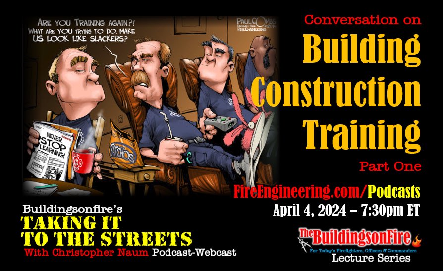 BuildingsonFire: Taking It To The Streets: Building Construction Training
In the first installment of a three part series, discussing intro issues for building construction training for firefighters and officers fireengineering.com/podcasts/build…