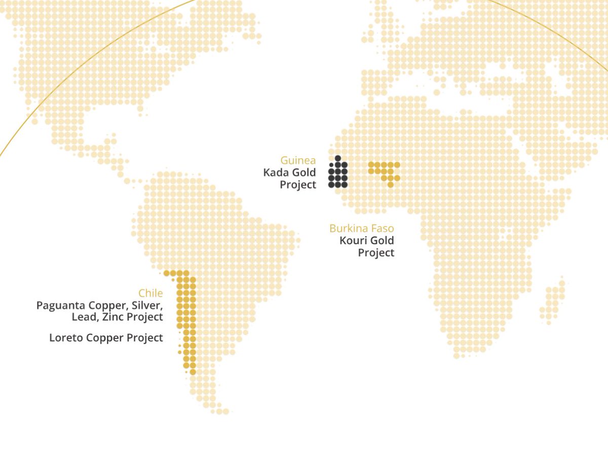 With #gold and #silver at all time highs Asara is well positioned with 2.92m ounces of gold in #africa and 6.8m ounces of silver in #chile