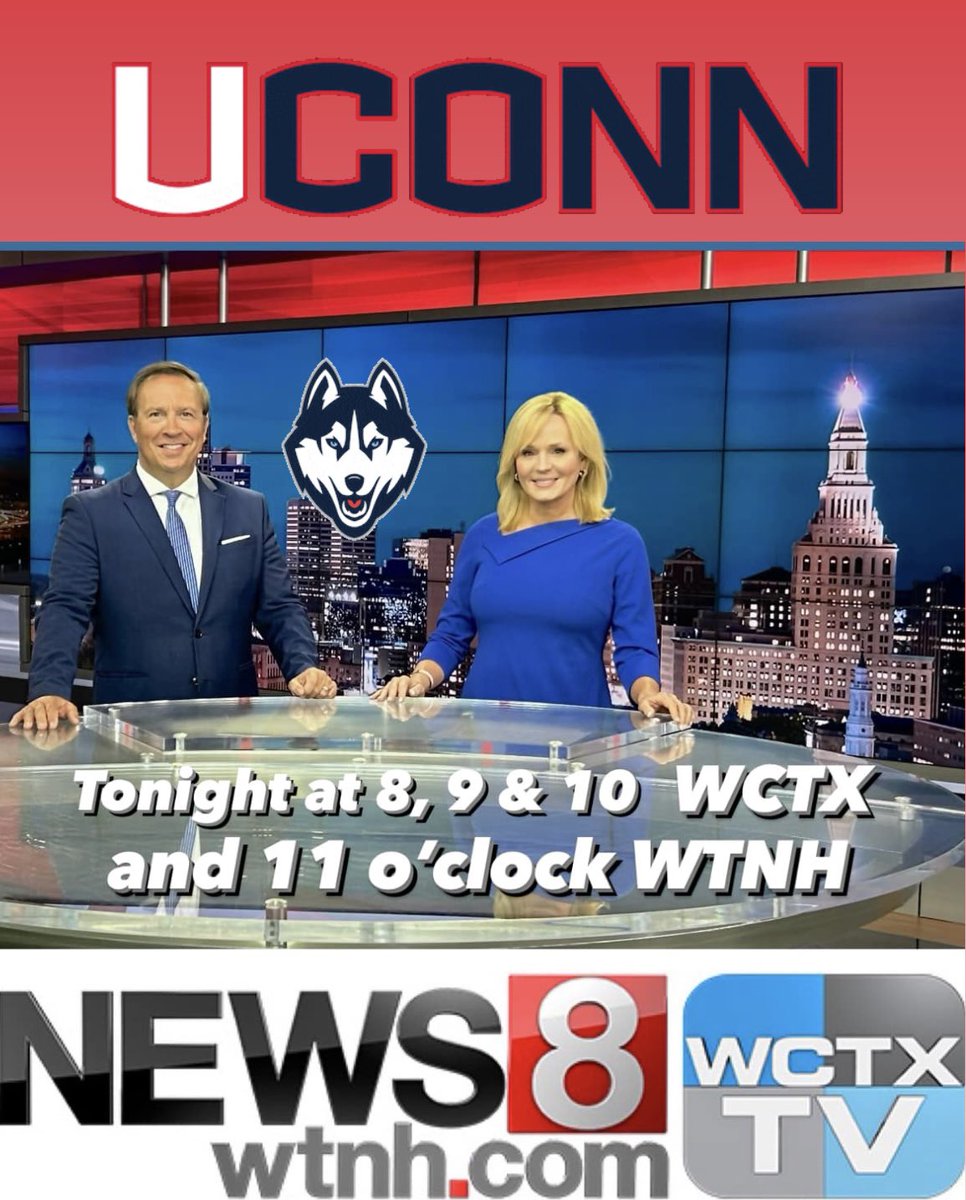 Your news is on all night on WCTX and WTNH.