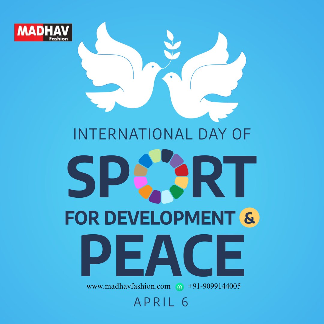 Today, we celebrate the International Day of Sports for Development and Peace! 🌍🏆Let's play for peace! 🕊️⚽ #IDSDP #SportsForPeace #UnityThroughSports