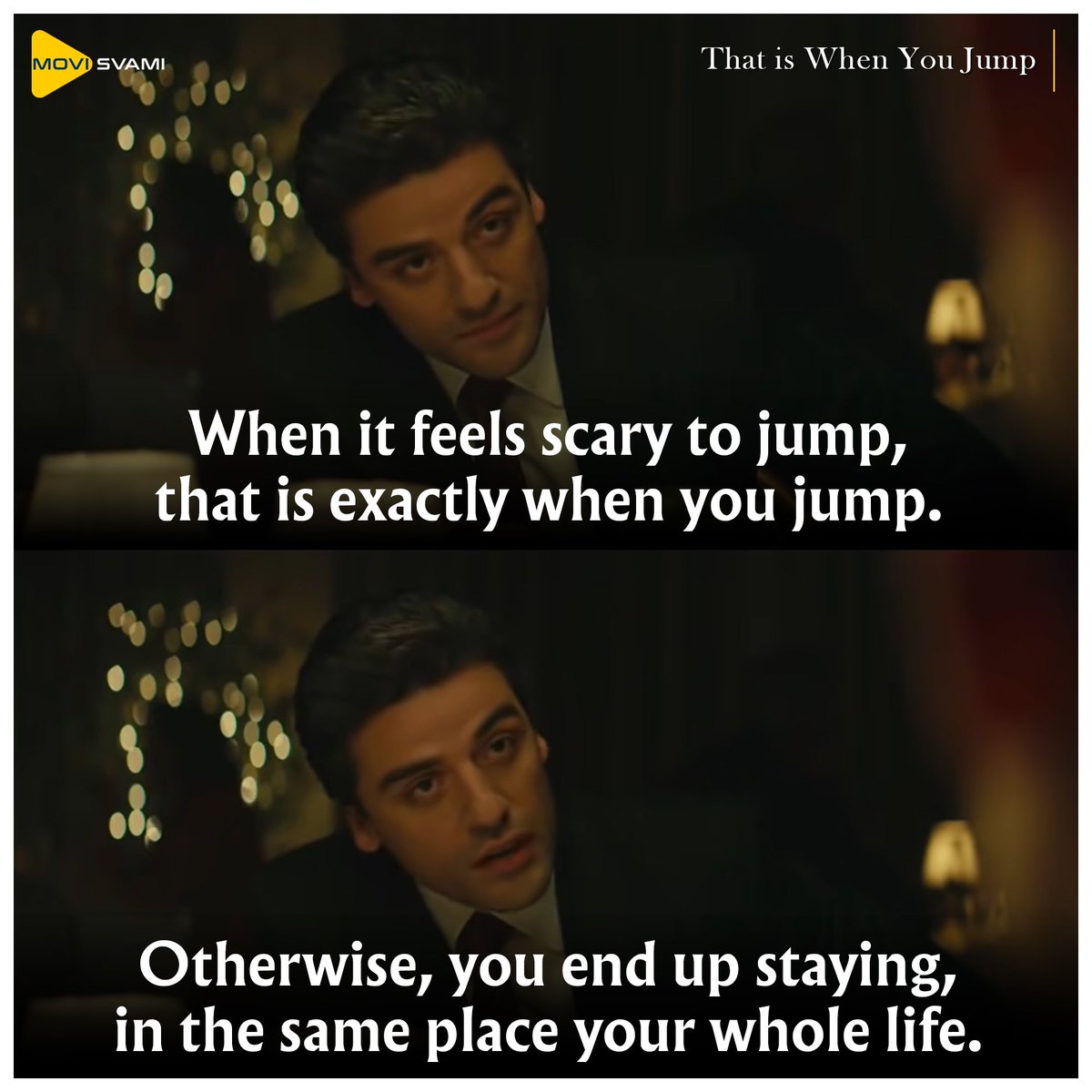 That is when you jump (2014) #oscarisaac #MoviSvami #moviereels #moviescenes