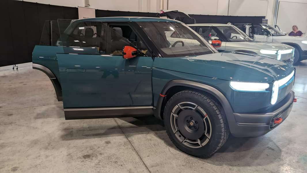 RivianTrackr's tweet photo. Friend of RivianTrackr was at the Rivian factory today and got up close with the R3X. Who wants to buy one? https://t.co/M5QVsSQ85P